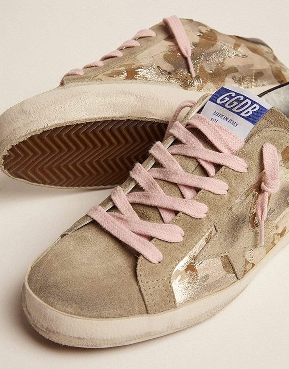 GOLDEN GOOSE-Super-Star Camouflage Sneaker-