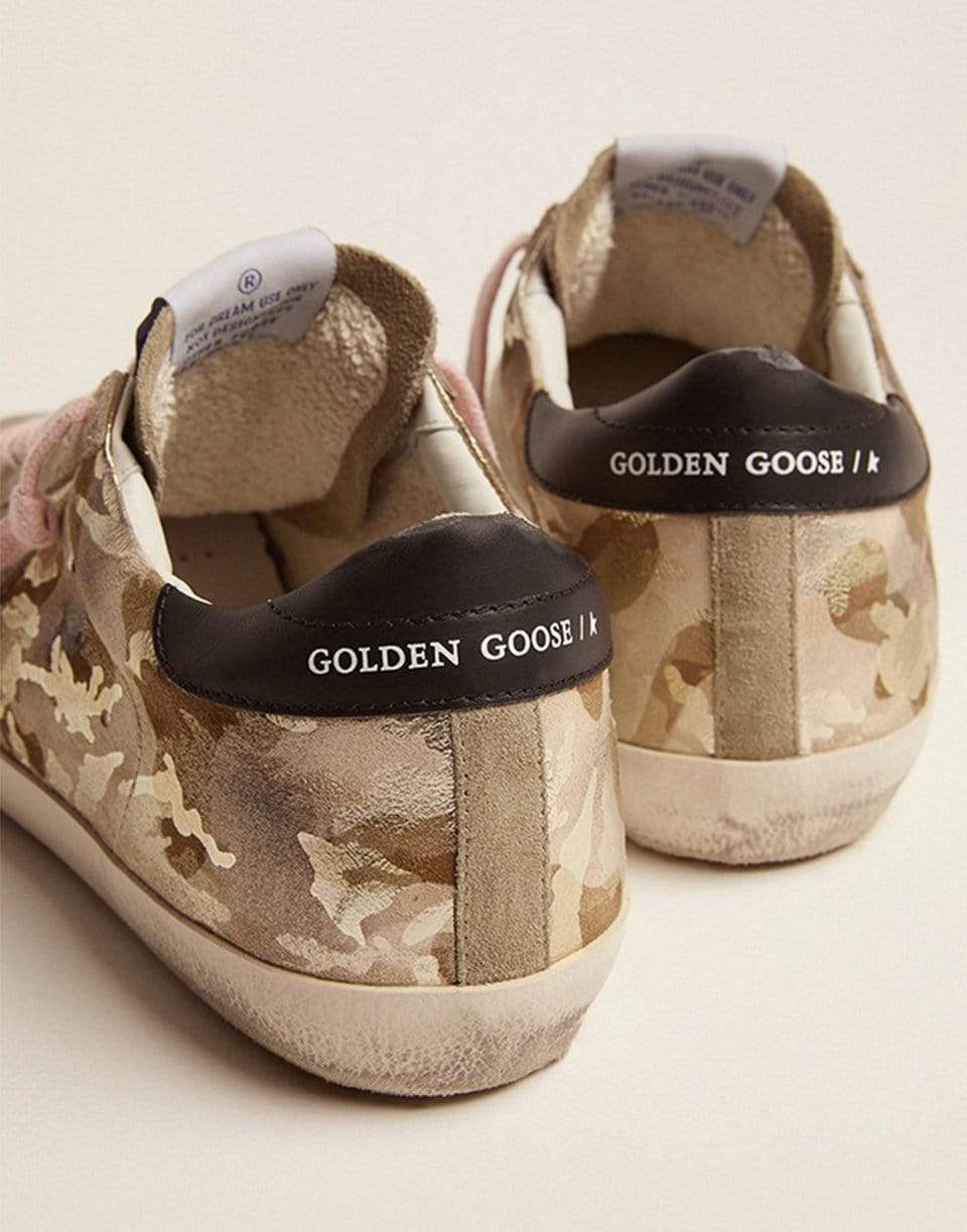 GOLDEN GOOSE-Super-Star Camouflage Sneaker-