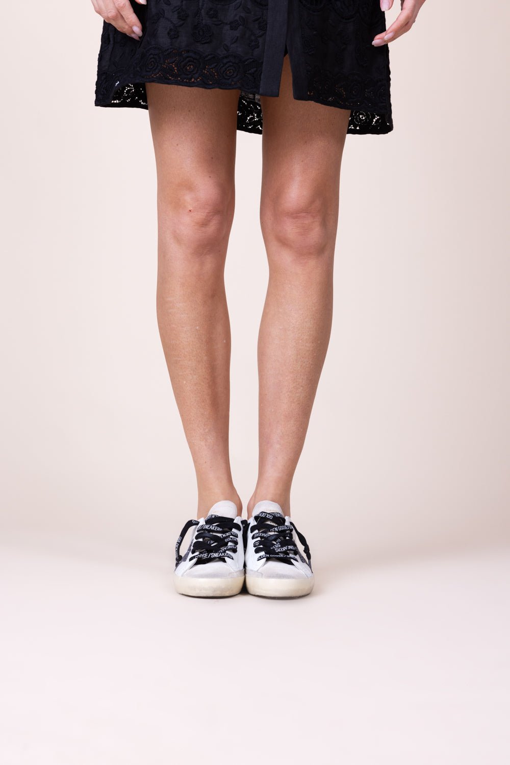 GOLDEN GOOSE-Super Star Glitter Sneaker-