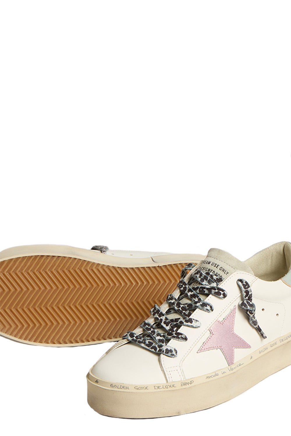 GOLDEN GOOSE-Hi Star Sneaker - Optic White-