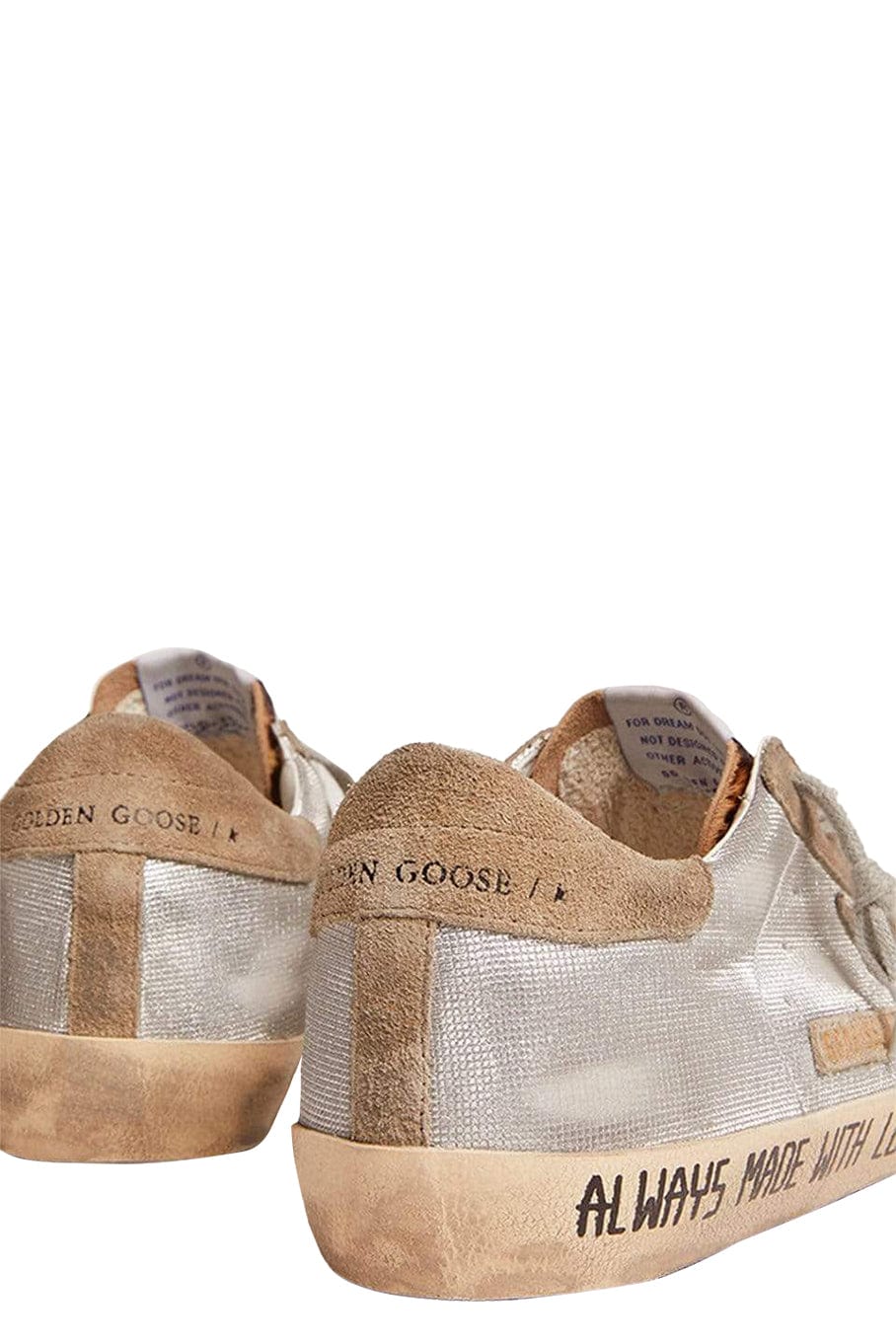 GOLDEN GOOSE-Super-Star Checkered Leopard Sneaker-