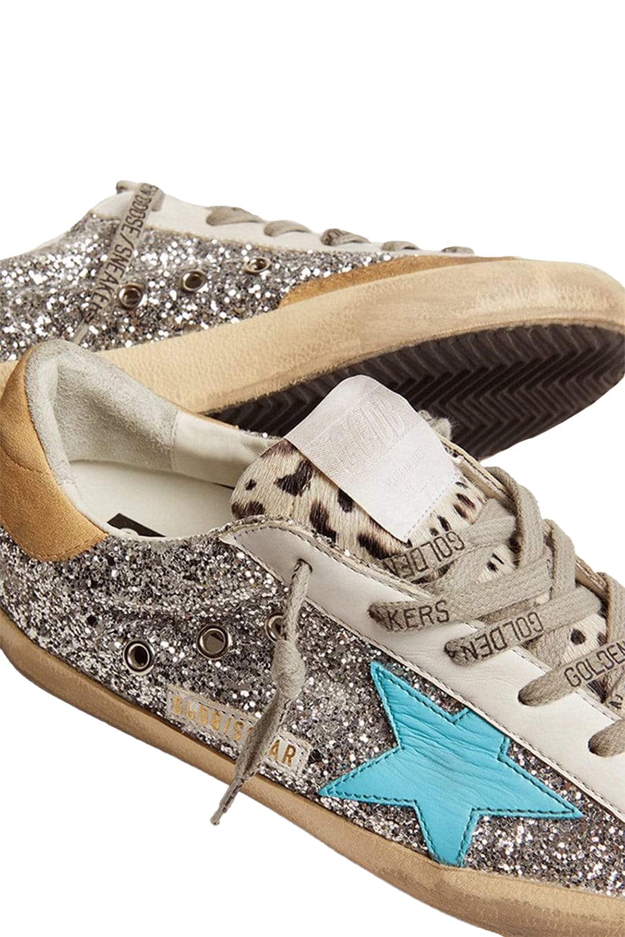 GOLDEN GOOSE-Super-Star Glitter Leopard-