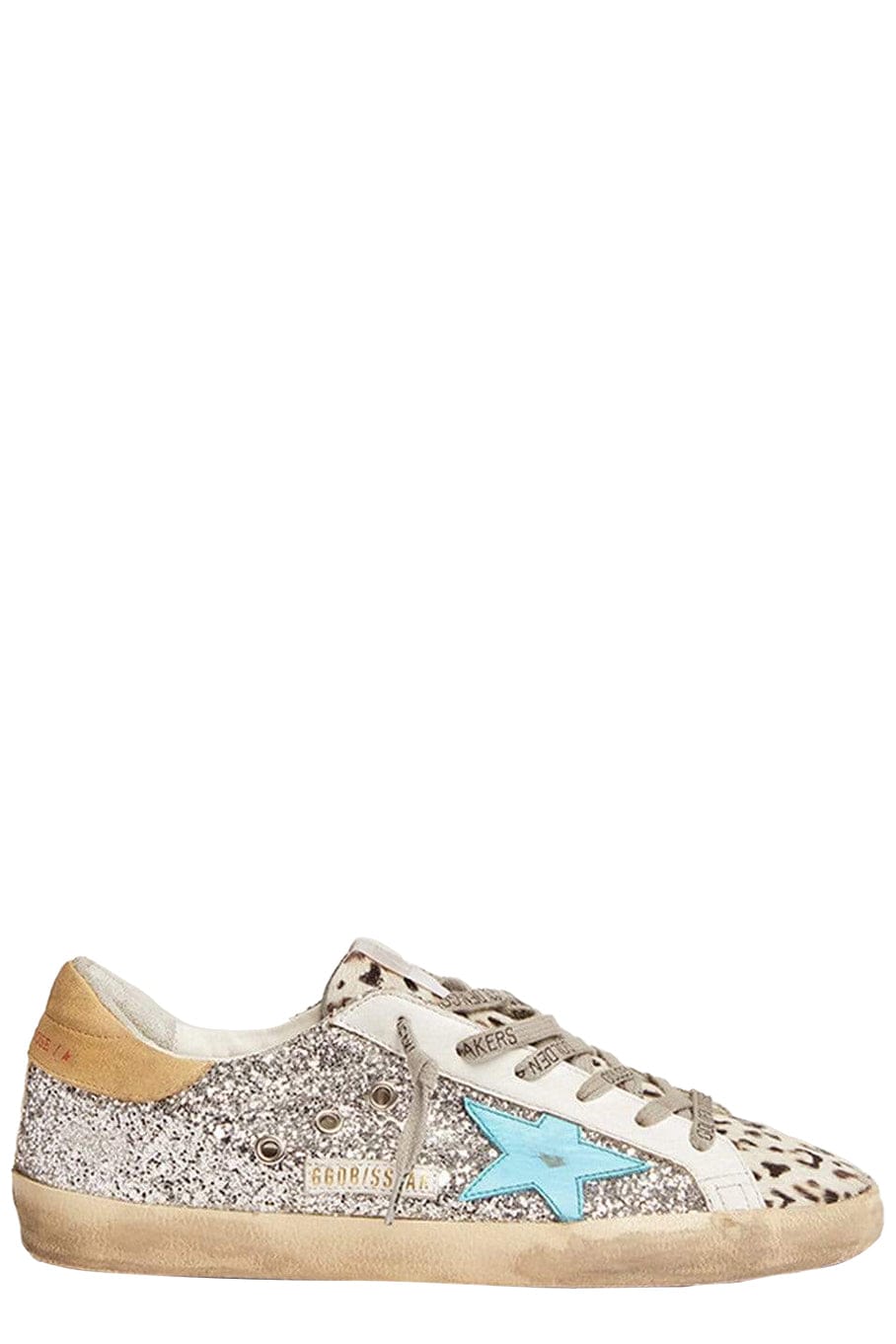 GOLDEN GOOSE-Super-Star Glitter Leopard-