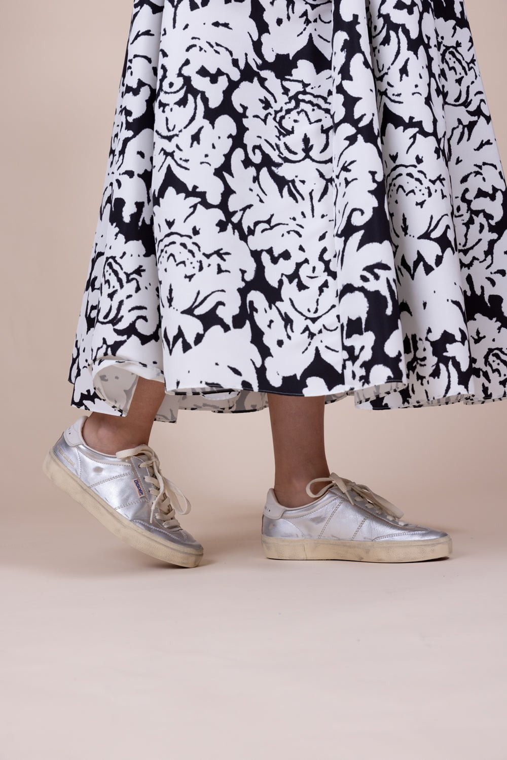 GOLDEN GOOSE-Soul-Star Laminated Sneaker-