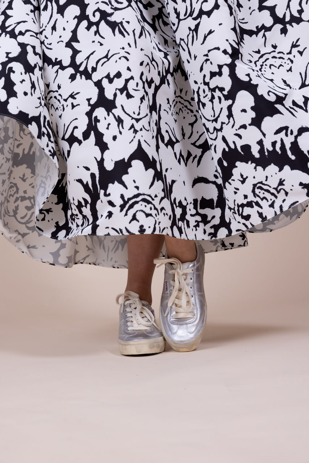 GOLDEN GOOSE-Soul-Star Laminated Sneaker-