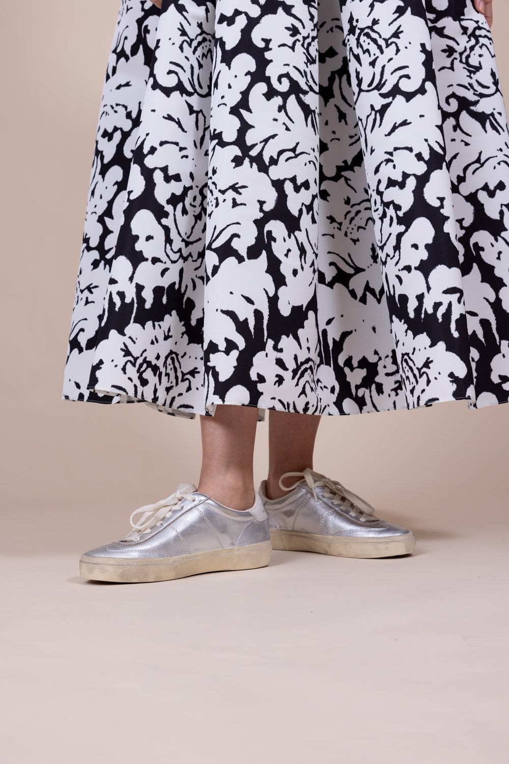 GOLDEN GOOSE-Soul-Star Laminated Sneaker-