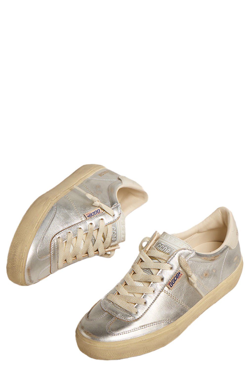 GOLDEN GOOSE-Soul-Star Laminated Sneaker-