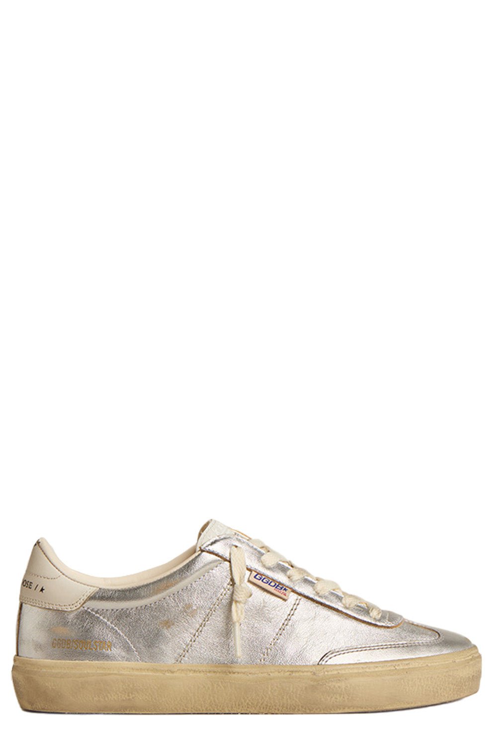GOLDEN GOOSE-Soul-Star Laminated Sneaker-