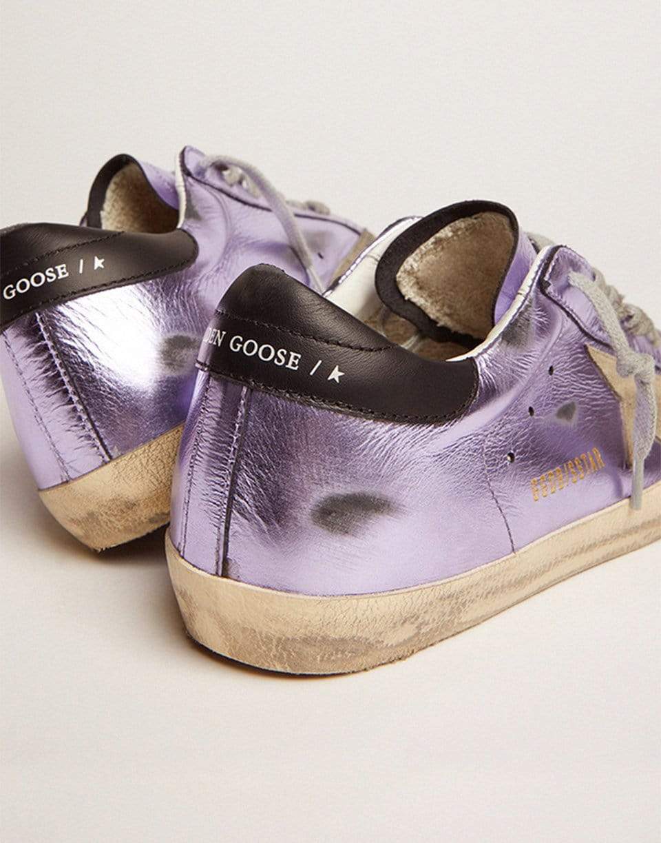 GOLDEN GOOSE-Super-Star Laminated Star Sneaker-