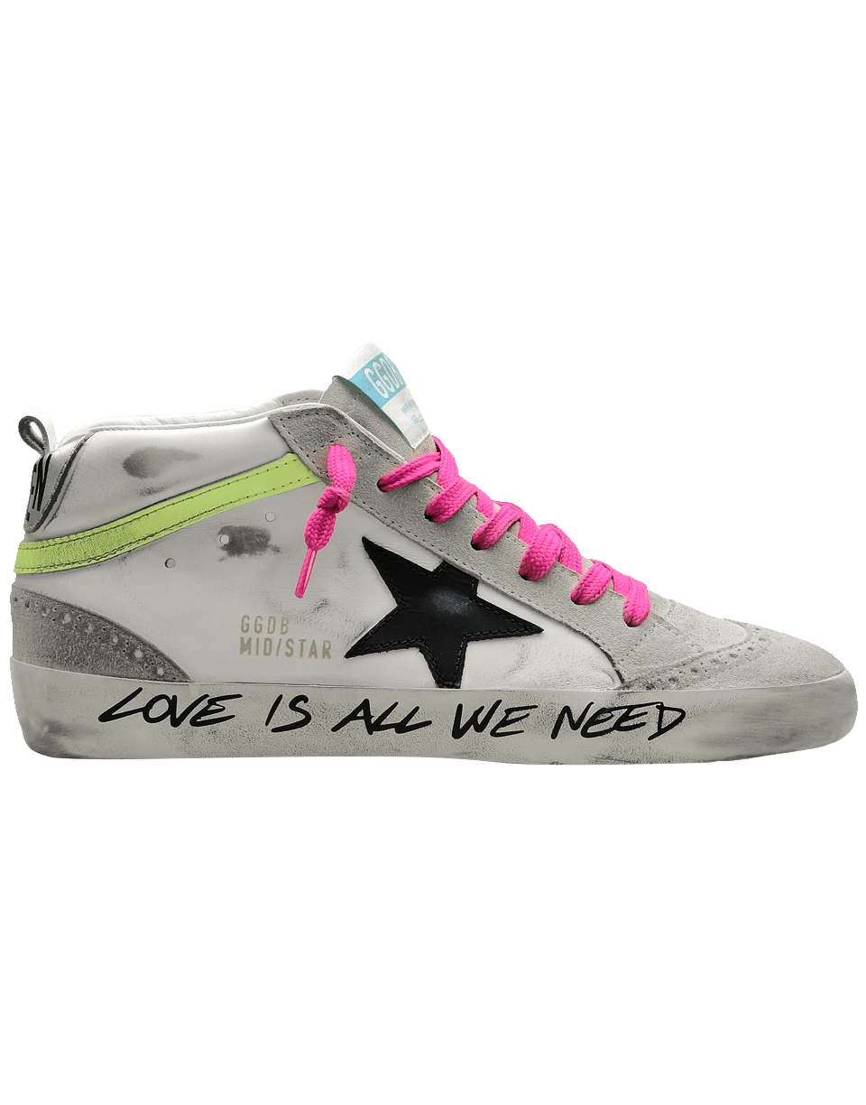 GOLDEN GOOSE-Mid-Star High Top Sneaker-