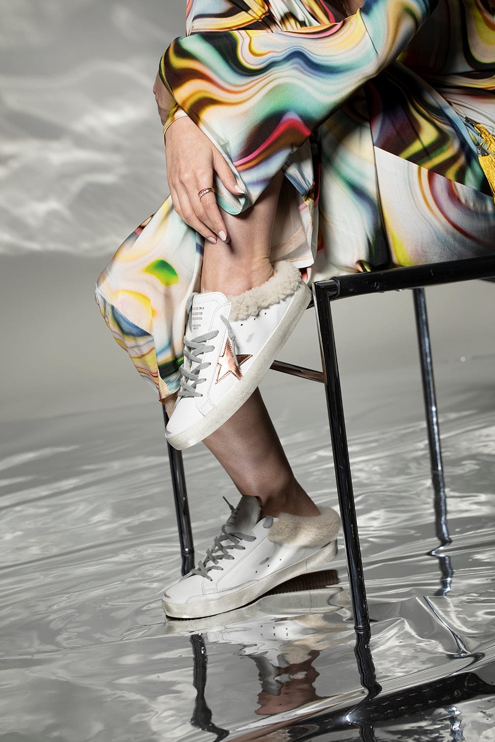 GOLDEN GOOSE-Super-Star Sabot Slip On Sneaker-