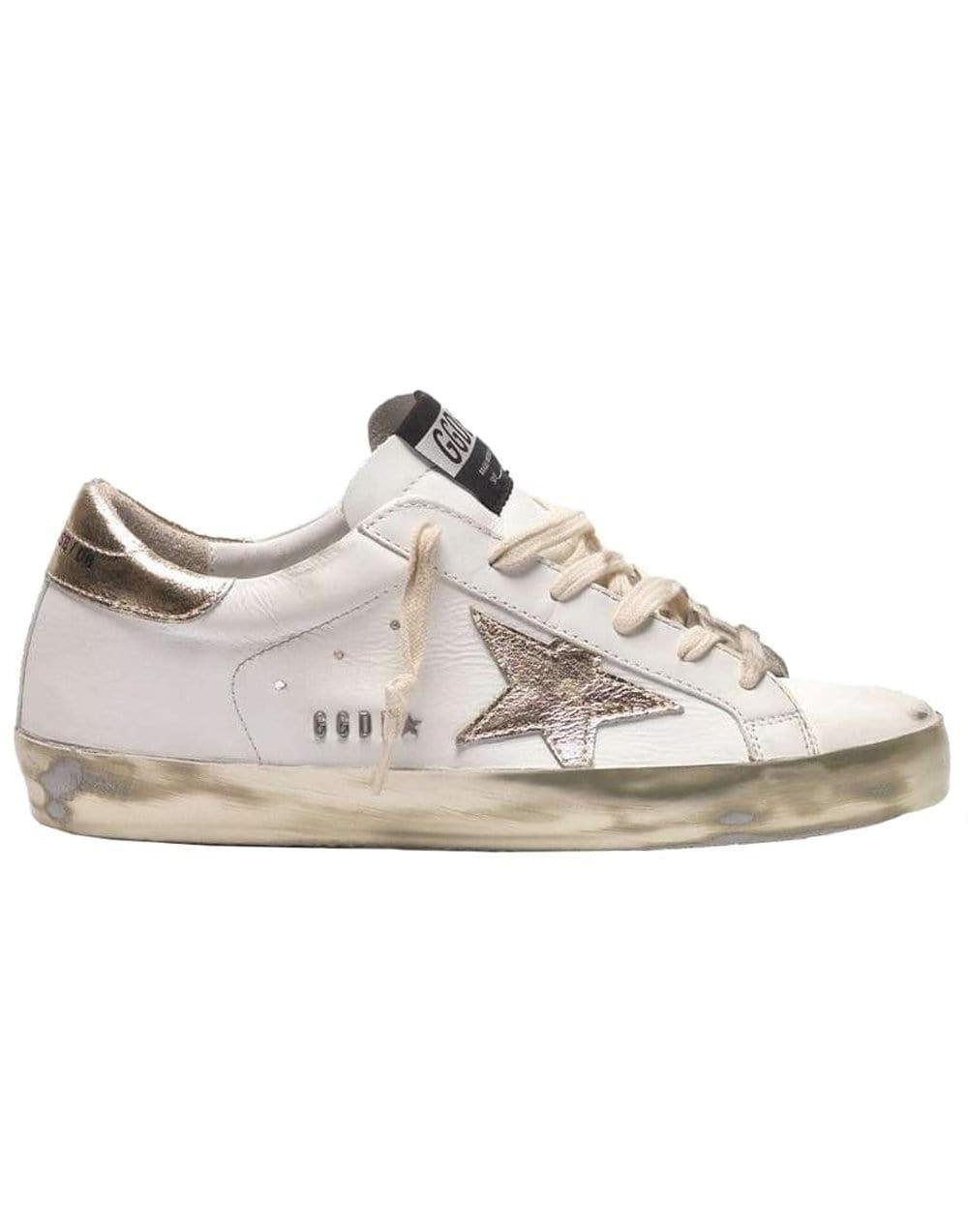 GOLDEN GOOSE-Super-Star Laminated Star Sneaker-