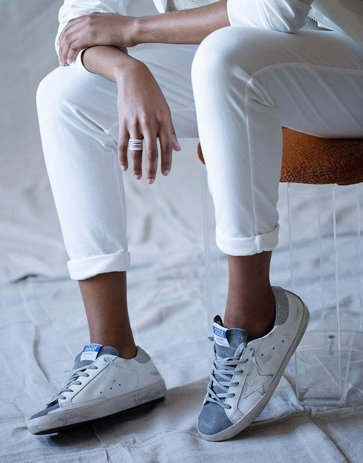 GOLDEN GOOSE-Super-Star Cocco Print Crystal Star Sneaker-
