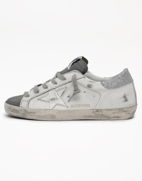 GOLDEN GOOSE-Super-Star Cocco Print Crystal Star Sneaker-