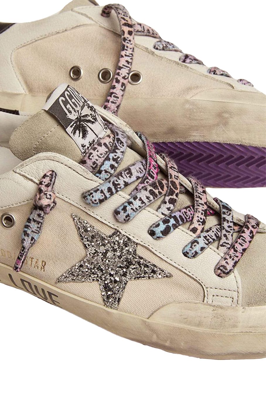GOLDEN GOOSE-Super-Star Penstar Canvas-