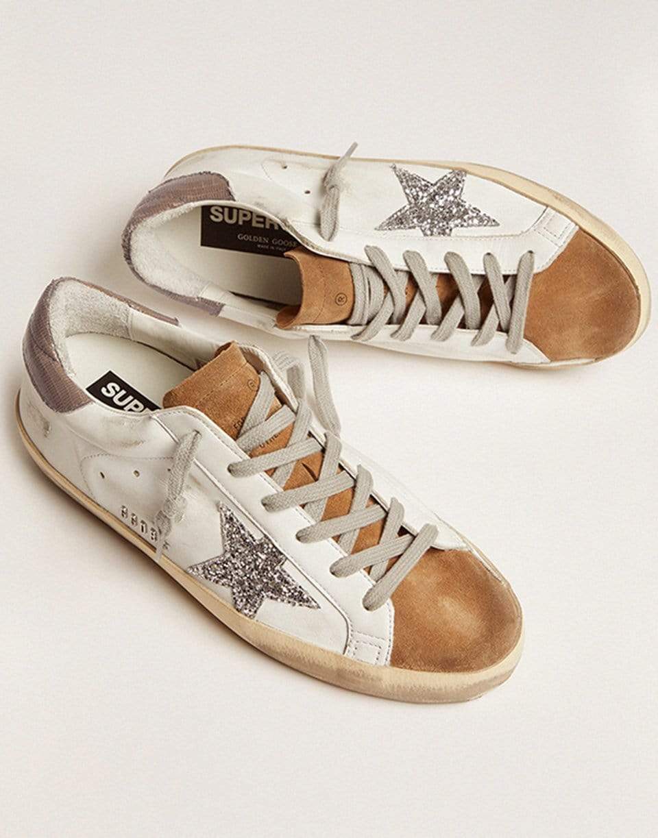 GOLDEN GOOSE-Super-Star Leather Suede Star-