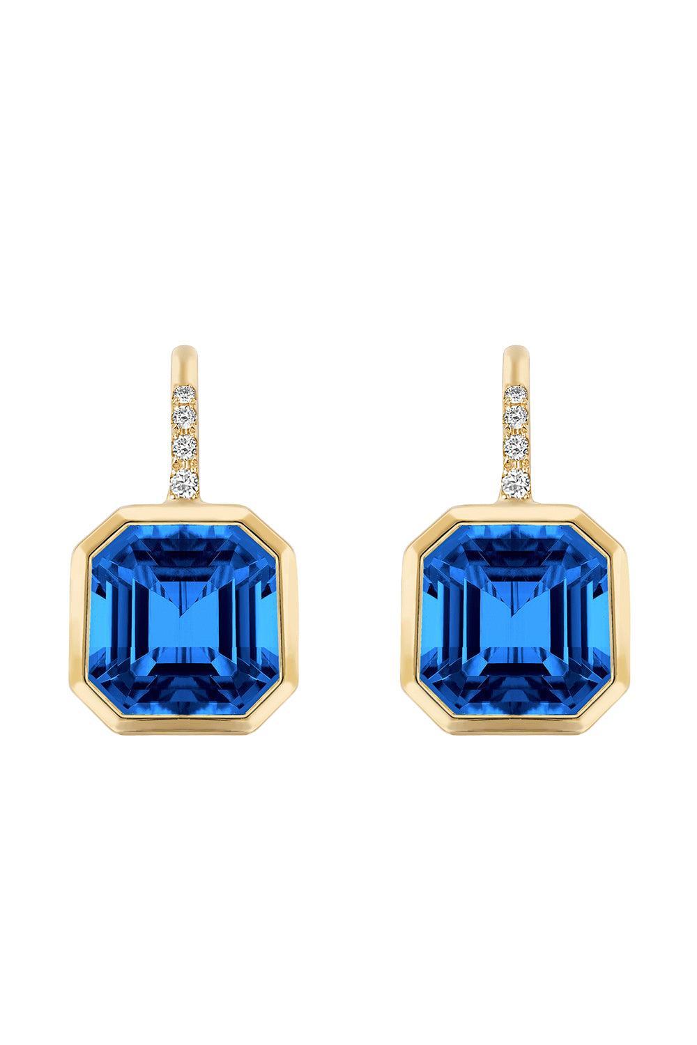 Topaz Gossip Earirngs-YELLOW GOLD-JEWELRYFINE JEWELEARRING-GOSHWARA