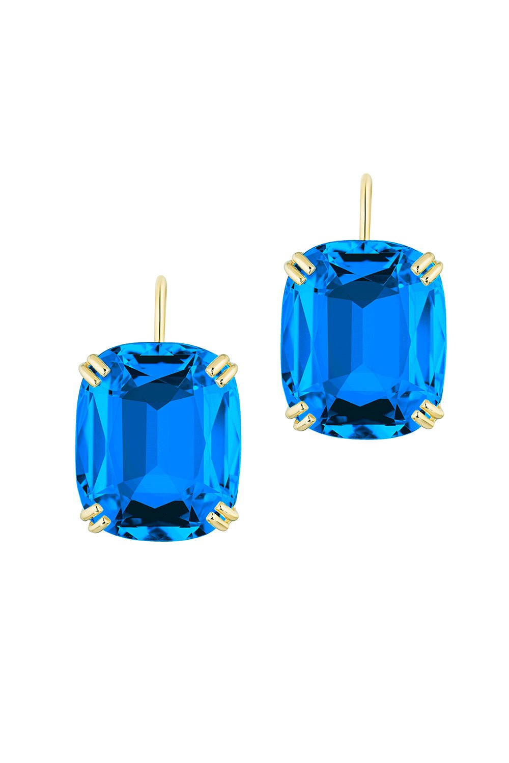 Gossip London Blue Topaz Earrings