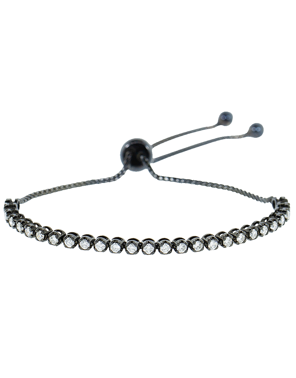 GRAZIELA-Diamond Bolo Bracelet-BLACK GOLD