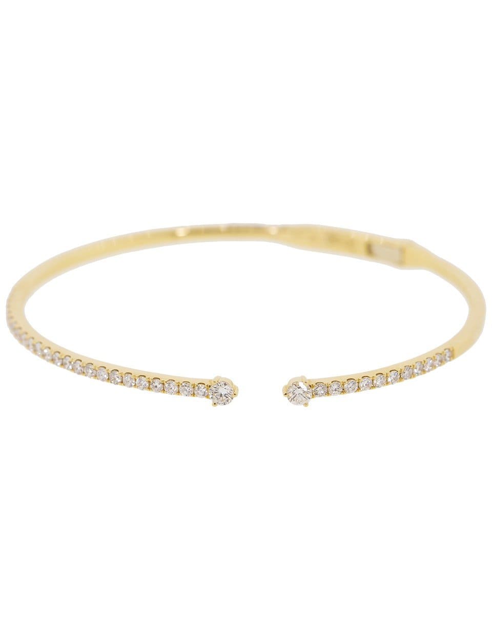 GRAZIELA-Solo Diamond Cage Bracelet-YELLOW GOLD