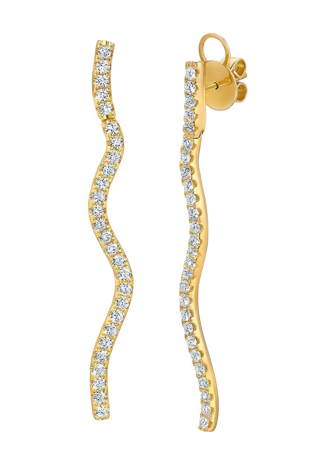 Rio Diamond Drop Earrings-YELLOW GOLD-JEWELRYFINE JEWELEARRING-GRAZIELA