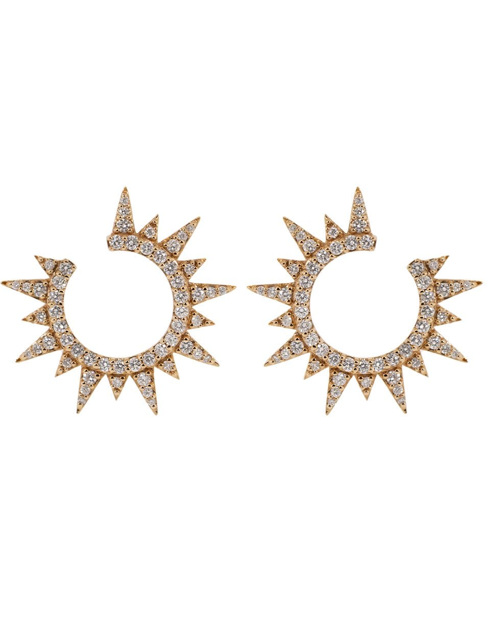 GRAZIELA-Diamond Everest Earrings-ROSE GOLD