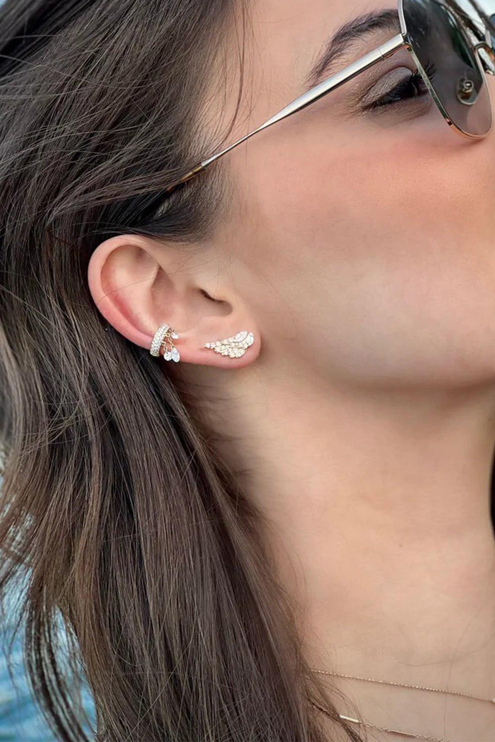 GRAZIELA-Asa Marquesa Earrings-WHITE GOLD