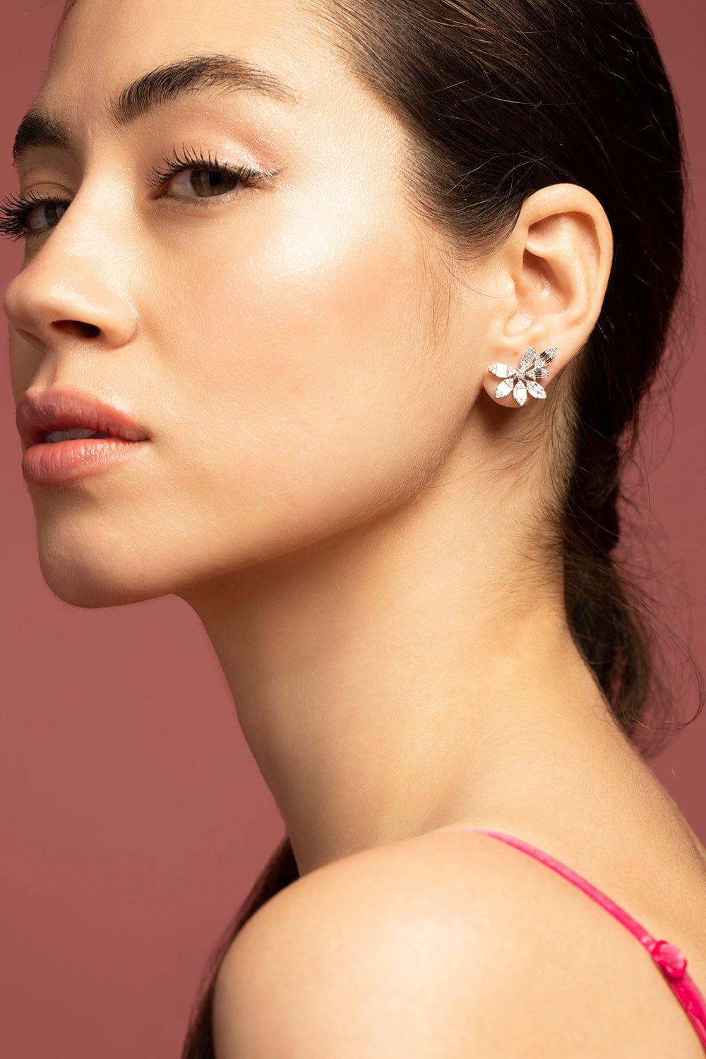 GRAZIELA-Diamond Marquise Ascension Earrings-WHITE GOLD