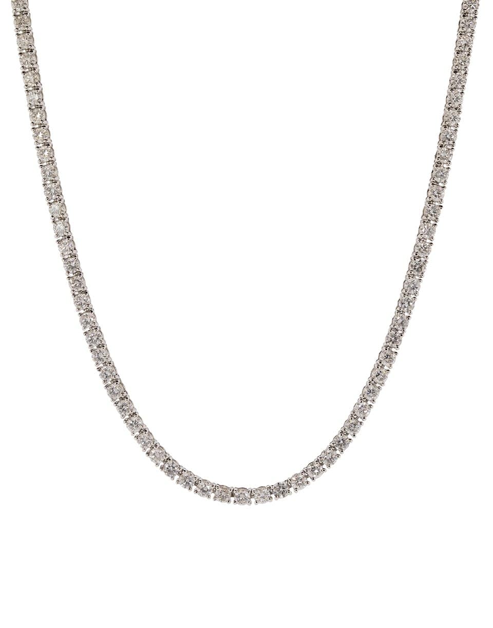 GRAZIELA-Diamond Tennis Necklace-WHITE GOLD