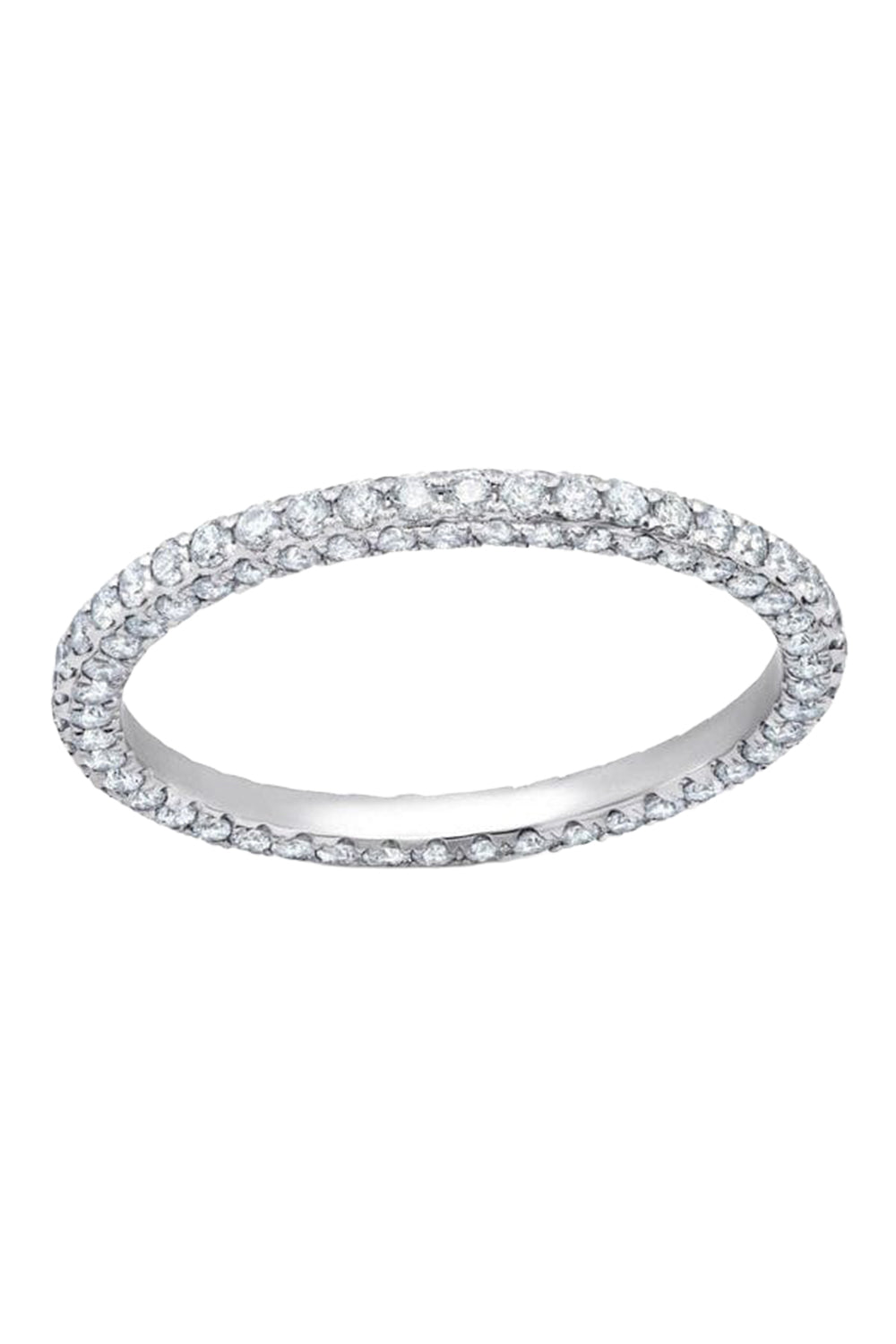 1ct Diamond 3 Sided Band-ROSE GOLD-7-JEWELRYFINE JEWELRING-GRAZIELA