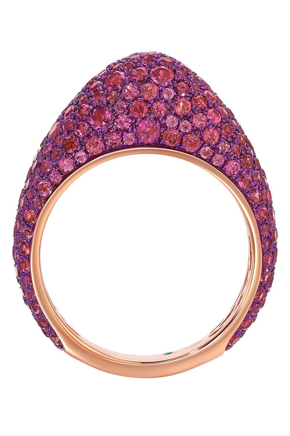 Rhodolite Bahia Ring-ROSE GOLD-7-JEWELRYFINE JEWELRING-GRAZIELA