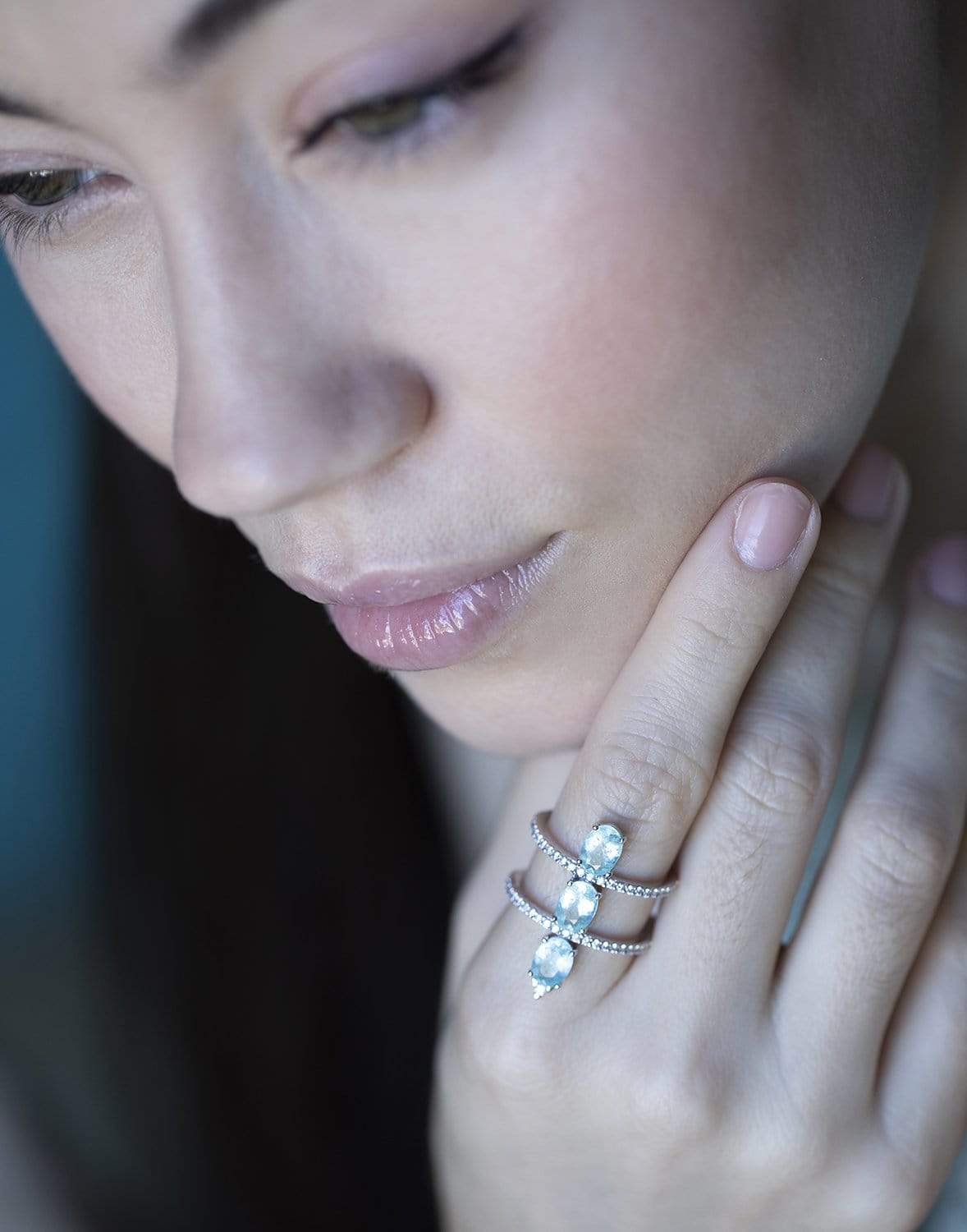 GRAZIELA-Something Blue Paraiba Ring-WHITE GOLD