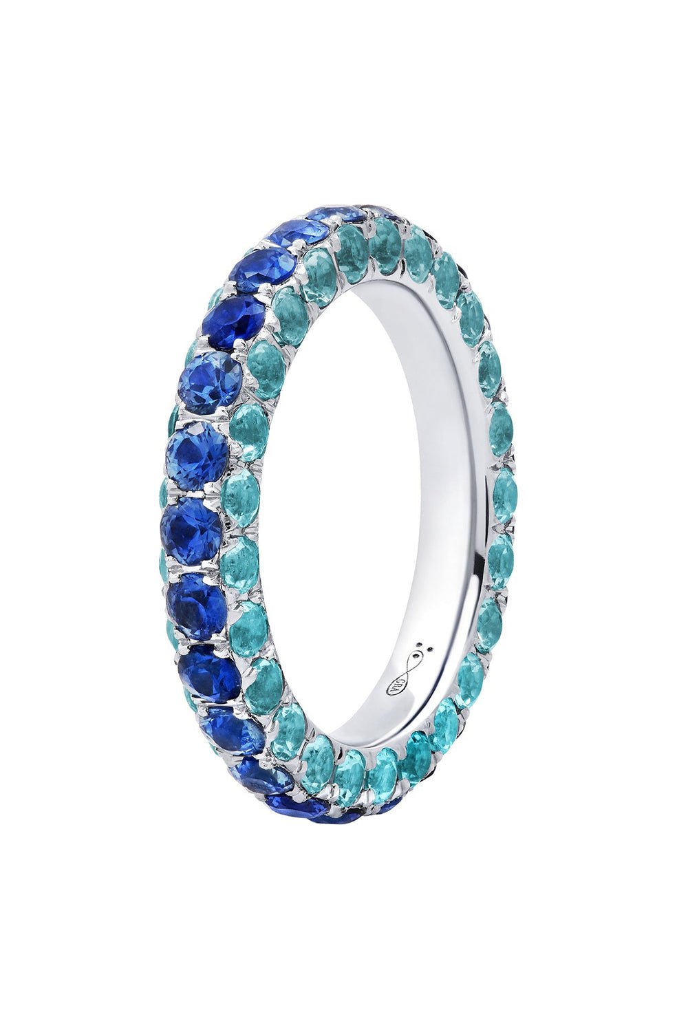 Blue Topaz Sapphire 3 Sided Ring JEWELRYFINE JEWELRING GRAZIELA   