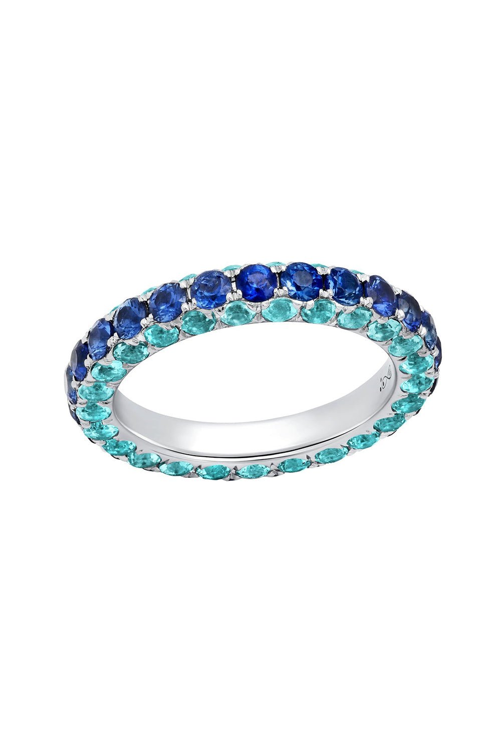 Blue Topaz Sapphire 3 Sided Ring JEWELRYFINE JEWELRING GRAZIELA   