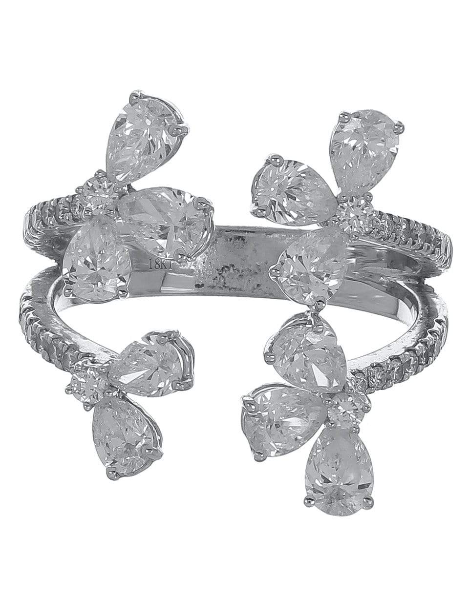GRAZIELA-Diamond Open Ascension Ring-WHITE GOLD