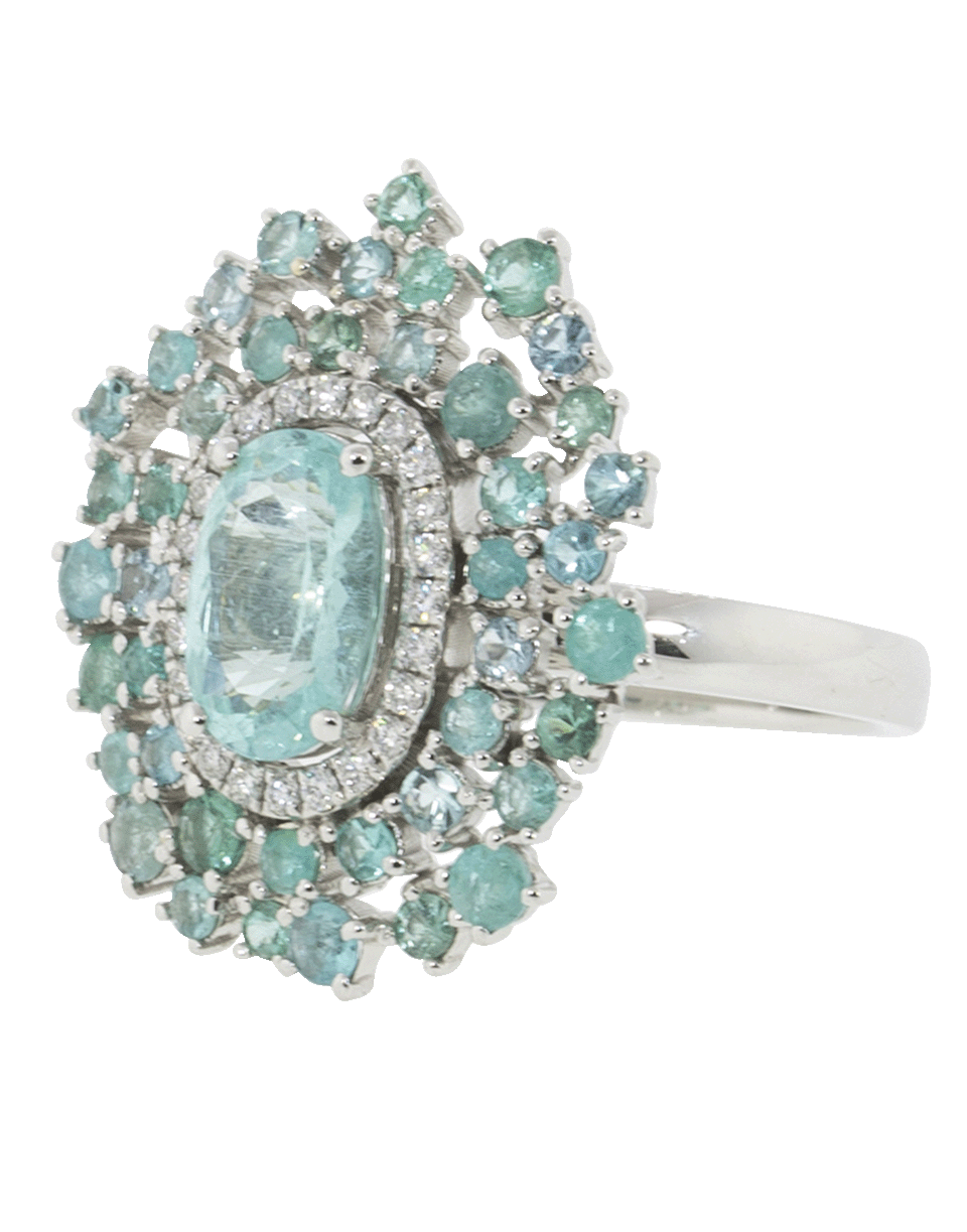GRAZIELA-Paraiba Obsession Ring-WHITE GOLD