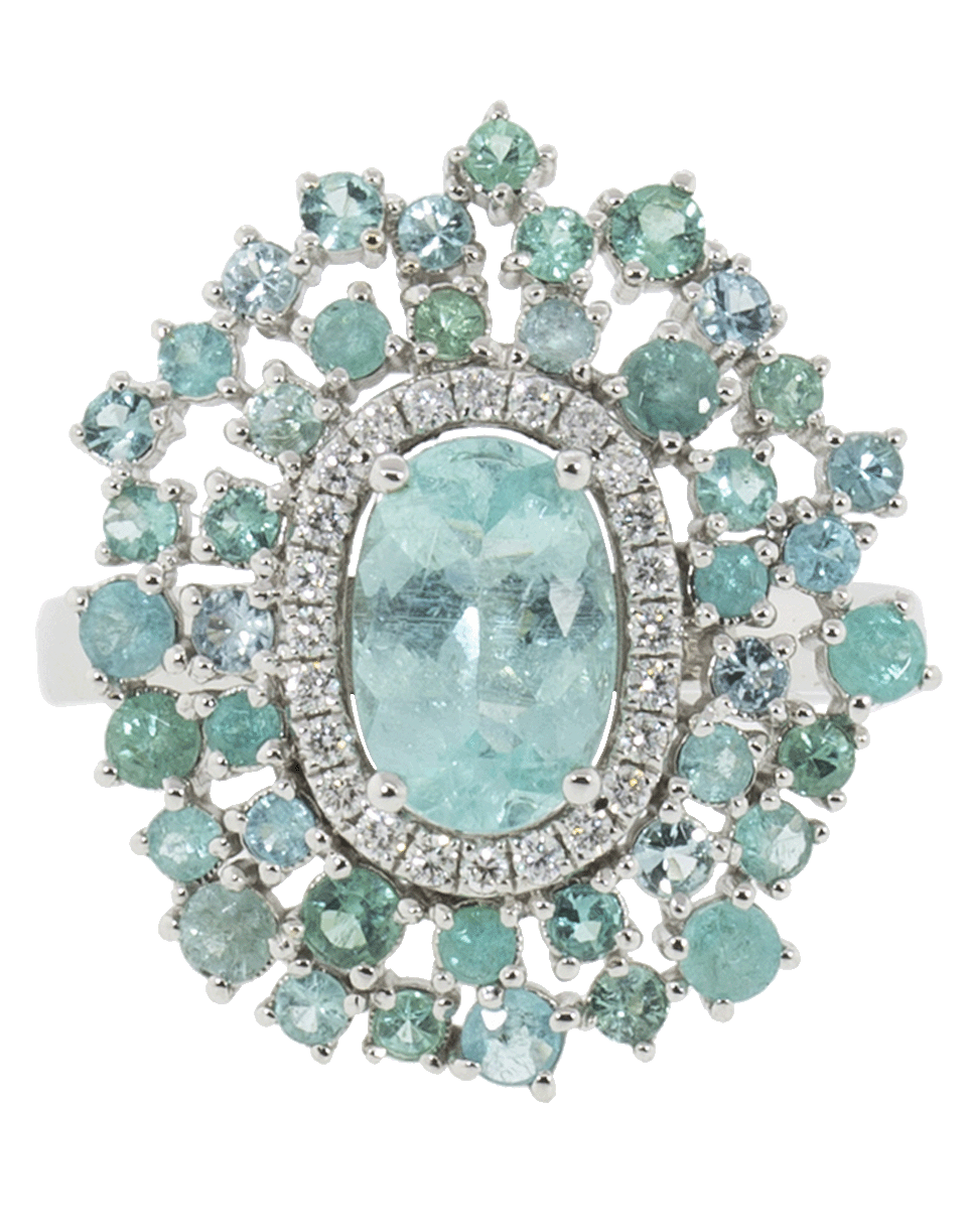 GRAZIELA-Paraiba Obsession Ring-WHITE GOLD