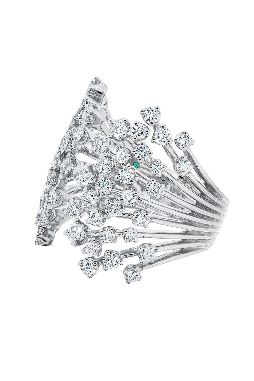 Diamond Acaí Ring-YELLOW GOLD-7-JEWELRYFINE JEWELRING-GRAZIELA