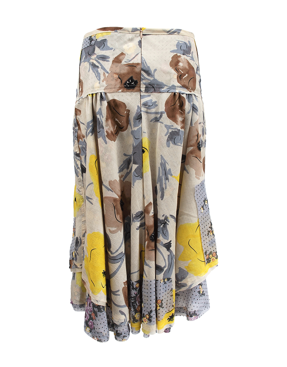 GREGORY PARKINSON-Double Layer Flip Skirt-