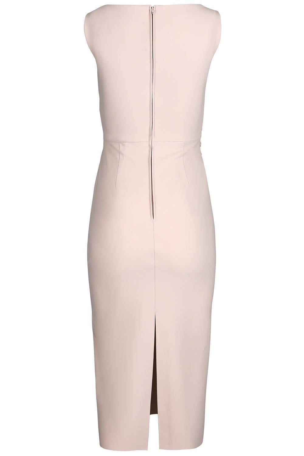 Swallow Dress-BROWN-4-CLOTHINGDRESSCOCKTAIL-GRETA CONSTANTINE