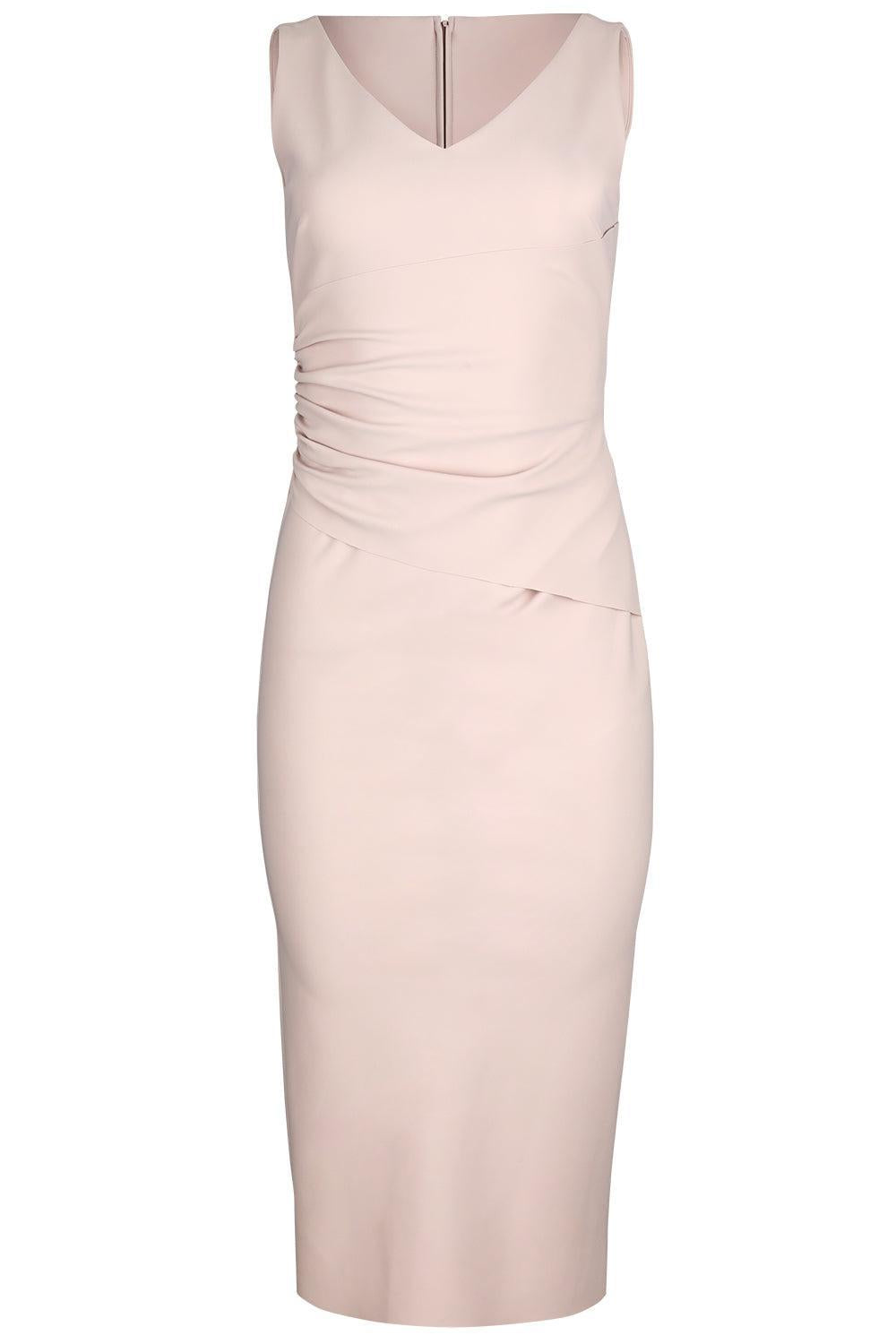 Swallow Dress-BROWN-4-CLOTHINGDRESSCOCKTAIL-GRETA CONSTANTINE