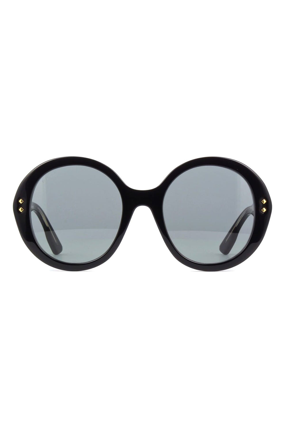 Gucci Casual Round Sunglasses, Black-Black-Grey Round-frame sunglasses in black and green acetate | GUCCI® US main image 2