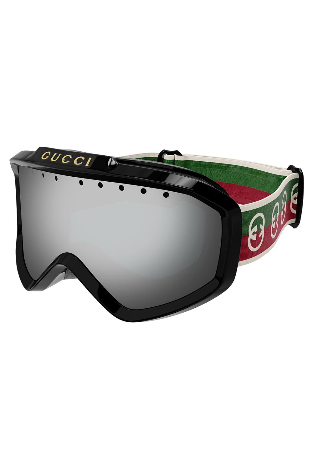 GUCCI-Ski Goggles-BLACK/GREY/SILVER