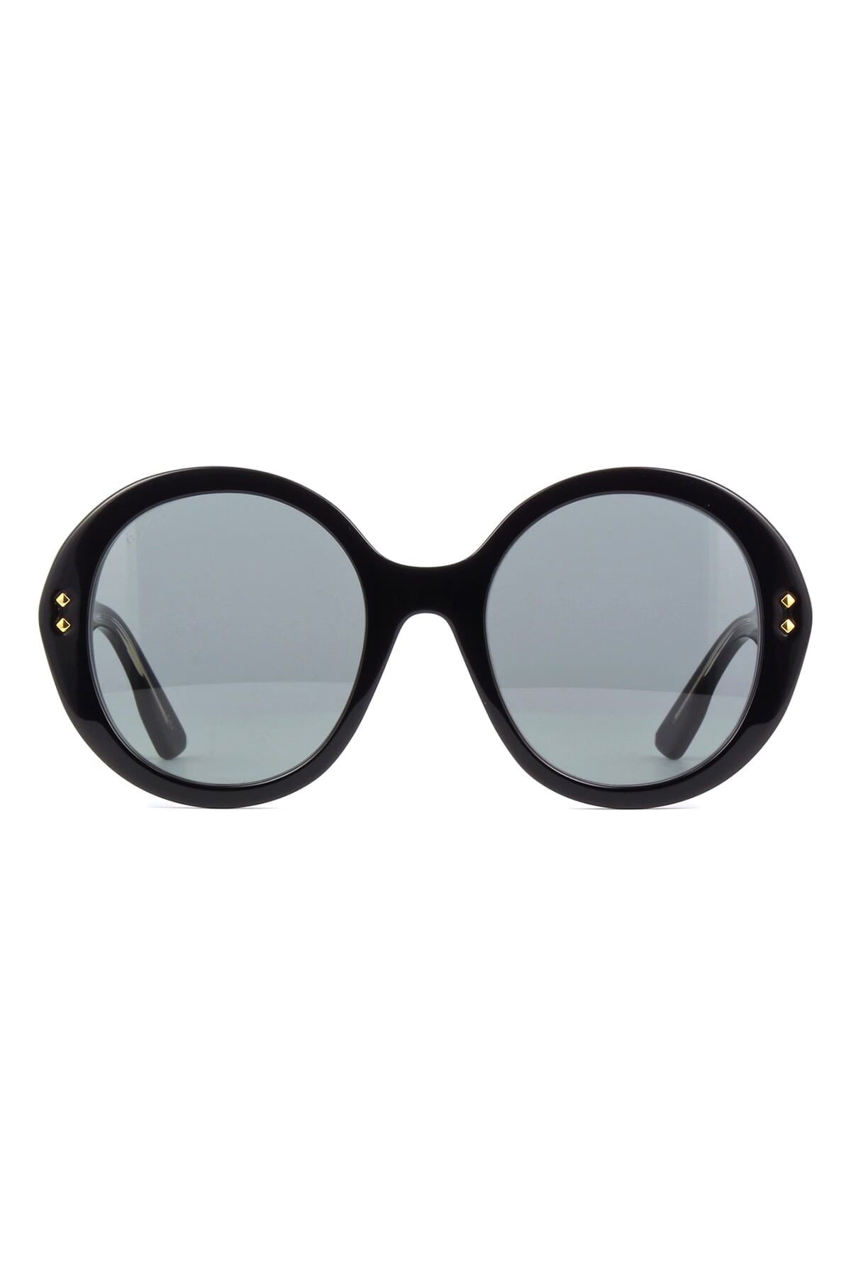 GUCCI-Round Sunglasses-BLACK