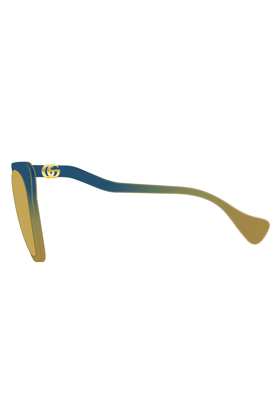 GUCCI-Acetate Sunglasses - Blue Brown-BLU/BRN