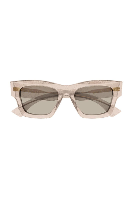 Square Cat Eye Sunglasses-BROWN-ACCESSORIESUNGLASSES-GUCCI