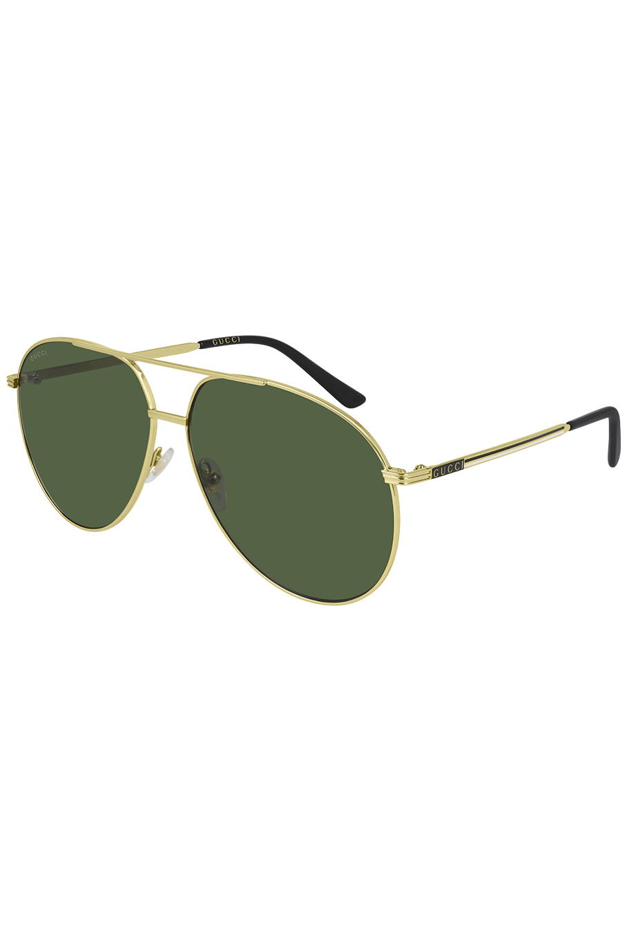 GUCCI-Aviator Sunglasses - Gold Green-GLD/GRN