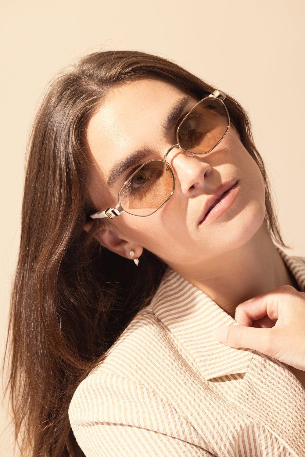 Round Frame Sunglasses | GUCCI – Marissa Collections
