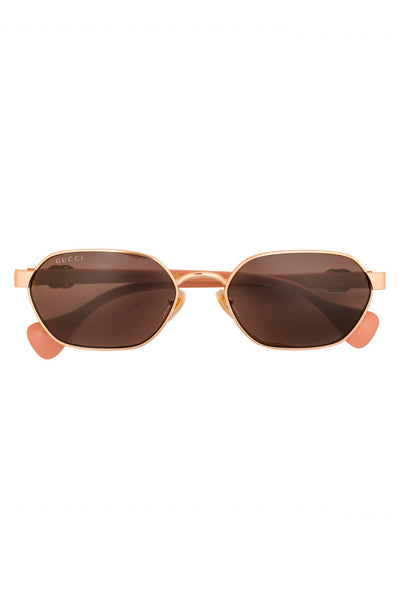 小物 GUCCI oval sunglasses Oval frame sunglasses in gold-toned | GUCCI® US