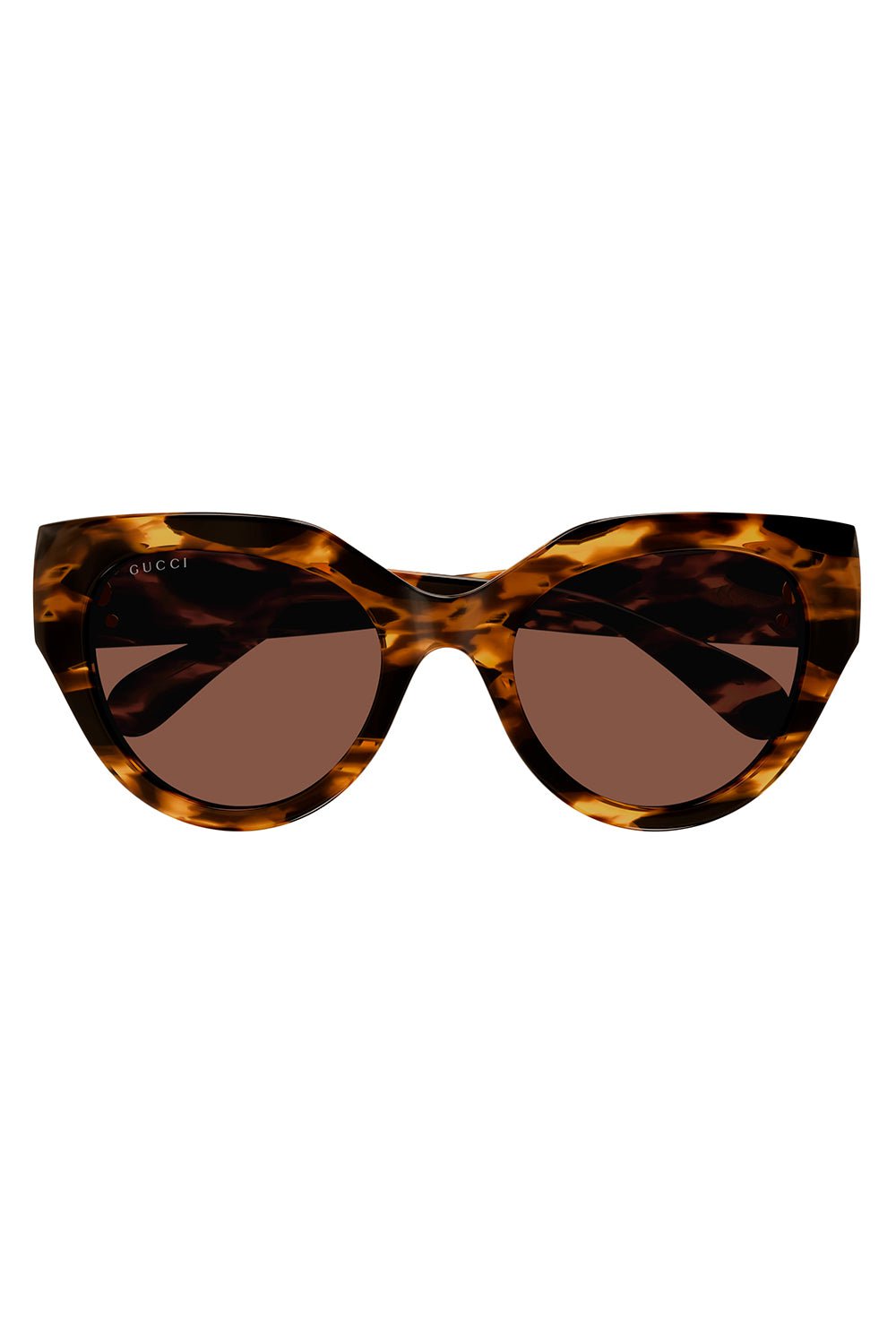 GUCCI-Le Bouton Cat Eye Sunglasses-HAVANA BLACK